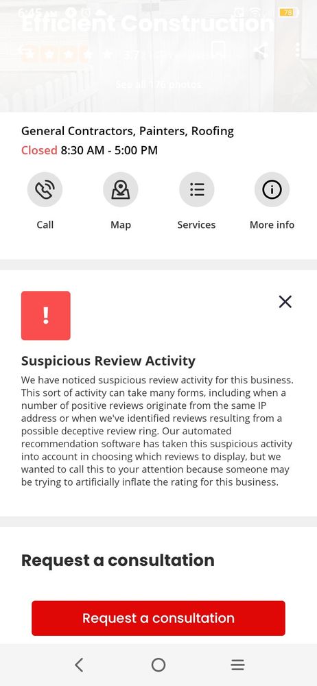 Slide of Efficient Construction