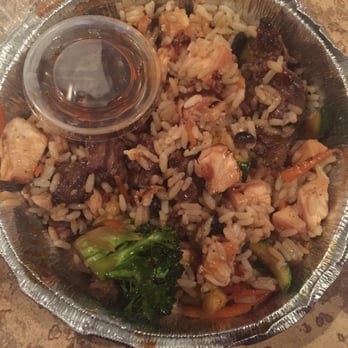 Fire Island Grill - Steak and chicken rice bowl with fire island teriyaki and fried rice. - Hawaiian Near Me - Simi Valley, California Fire Island Grill - Steak and chicken rice bowl with fire island teriyaki and fried rice. - Hawaiian Near Me - Simi Valley, California