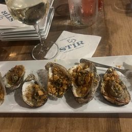 Broiled oysters Broiled oysters