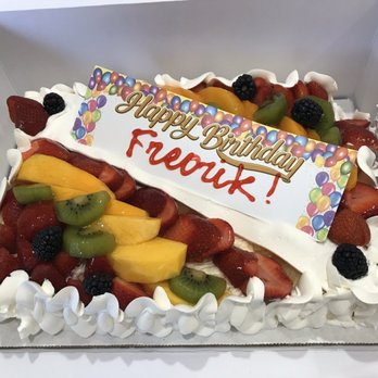 Long Phung Bakery - Quarter sheet cake. It was supposed to say "Fredrik!" - Bakeries Near Me - Westminster, California Long Phung Bakery - Quarter sheet cake. It was supposed to say "Fredrik!" - Bakeries Near Me - Westminster, California