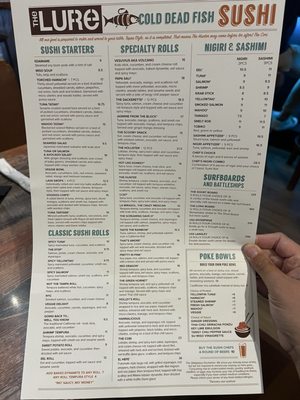 Menu photo 6 The Lure Saint Petersburg, FL