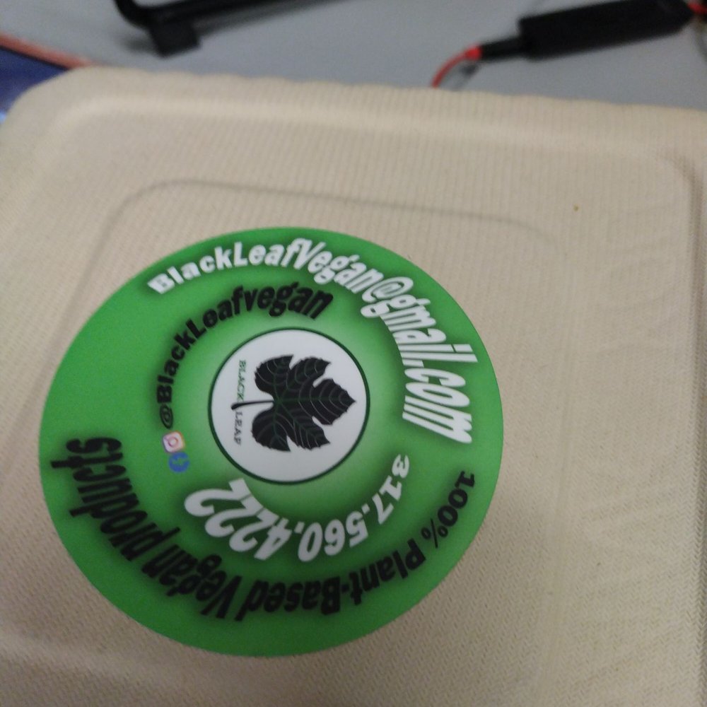 Black Leaf Vegan - There label - Vegan Near Me - Indianapolis, Indiana