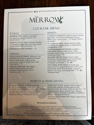 Menu photo 3 The Merrow  Long Beach, NY