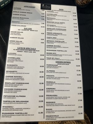 Menu photo 4 Il Gusto Sapulpa, OK Menu photo 4 Il Gusto Sapulpa, OK