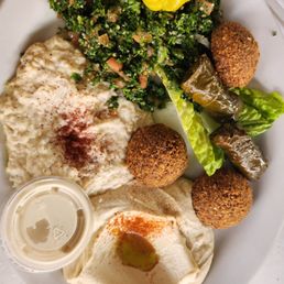 Vegetarian platter - delicious