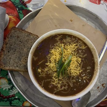 1909 - Chili with a blue corn bread which the corn bread was the worst I've ever had - Bars Near Me - Temecula, California