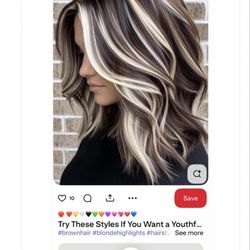This was what I wanted and showed my stylist