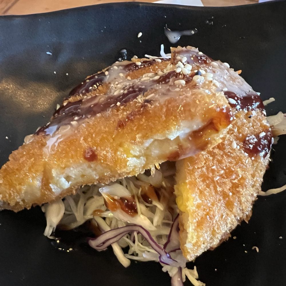 Katsu Heaven - a close up of a sandwich on a plate - Japanese Near Me - Penticton, British Columbia Katsu Heaven - a close up of a sandwich on a plate - Japanese Near Me - Penticton, British Columbia