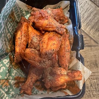 Wingstop - Hot wings with seasoning? Wth - Chicken Wings Near Me - Prosper, Texas