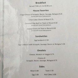 Carols Kitchen - Menu