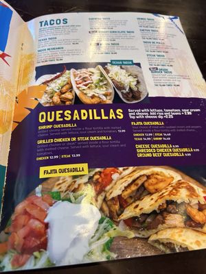 Menu photo 2 Cactus Cantina Mexican Grill Orange Beach, AL