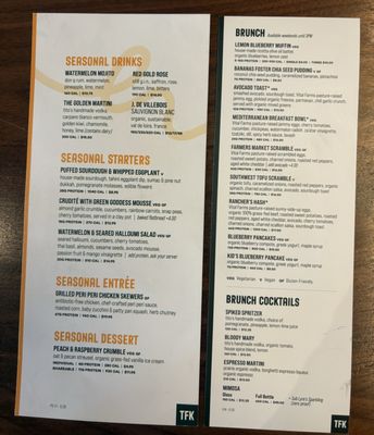 Menu photo 2 True Food Kitchen Raleigh, NC Menu photo 2 True Food Kitchen Raleigh, NC