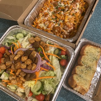 Stars On Hingham Harbor - Meatball Parm, Salad and Garlic Bread - Seafood Near Me - Hingham, Massachusetts