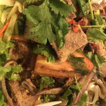 Cha Thai - Steak salad ! It was yummy and spicy like I asked . - Thai Near Me - Rancho Cordova, California Cha Thai - Steak salad ! It was yummy and spicy like I asked . - Thai Near Me - Rancho Cordova, California