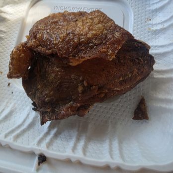 Pistahan - Fried Chicken plate although good portion 2 legs and a thigh. Its burnt and dry. - Filipino Near Me - San Leandro, California Pistahan - Fried Chicken plate although good portion 2 legs and a thigh. Its burnt and dry. - Filipino Near Me - San Leandro, California