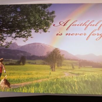 Faithful Companion - Front of card - Pet Cremation Services Near Me - Troy, Michigan