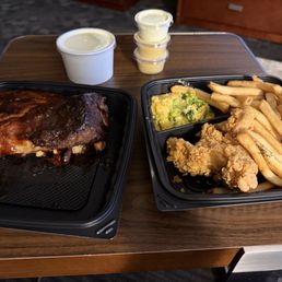 Ribs & Chicken Tenders Combo w/ 2 sides