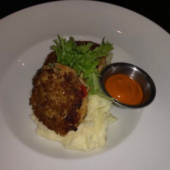 Local On North - Crab cakes with mashed potatoes - New American Near Me - Canton, Georgia Local On North - Crab cakes with mashed potatoes - New American Near Me - Canton, Georgia