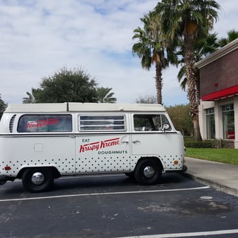 Krispy Kreme - Cool VW bus outside today - Donuts Near Me - Orlando, Florida Krispy Kreme - Cool VW bus outside today - Donuts Near Me - Orlando, Florida