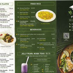 Pho Viet - Menu