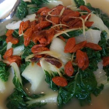 Fancy Chinese Cuisine - Bok choi w goji berries - Dim Sum Near Me - Markham, Ontario Fancy Chinese Cuisine - Bok choi w goji berries - Dim Sum Near Me - Markham, Ontario