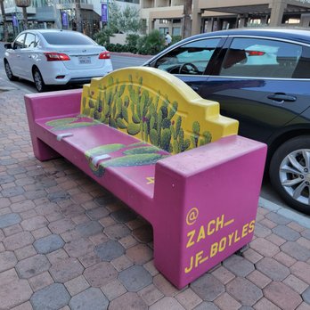Crystal Fantasy - Bench outside - Jewelry Near Me - Palm Springs, California Crystal Fantasy - Bench outside - Jewelry Near Me - Palm Springs, California