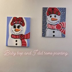 Palette Passions Studio - Our snowmen!