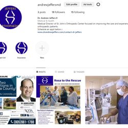 Dr. Andrew W. Jeffers, MD - Follow our instagram @ AndrewJeffersMD