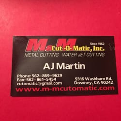 M & M Cut-O-Matic