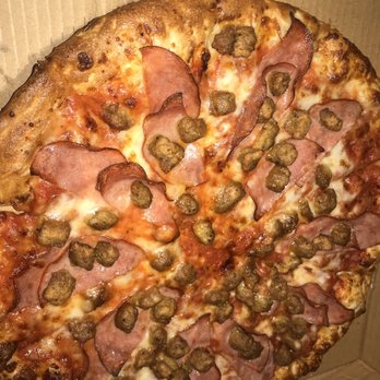 Pizza x Two - Sausage & Ham - Pizza Near Me - Long Beach, California Pizza x Two - Sausage & Ham - Pizza Near Me - Long Beach, California