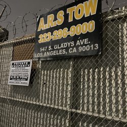 A R S Tow - This tow company located in skid row