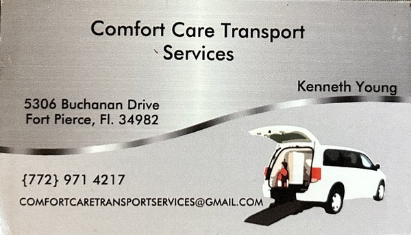 COMFORT CARE TRANSPORTATION SERVICES - Updated November 2024 - 5306