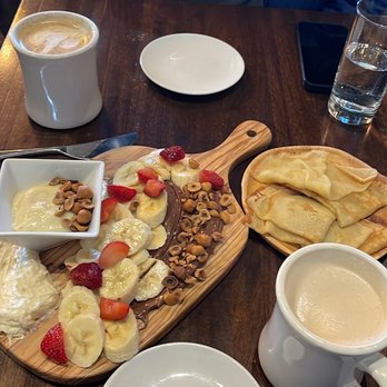 Feast Market & Cellar - Crepes with Nutella , fruit and Italian cream- oh so yummy - Bakeries Near Me - Bloomington, Indiana Feast Market & Cellar - Crepes with Nutella , fruit and Italian cream- oh so yummy - Bakeries Near Me - Bloomington, Indiana
