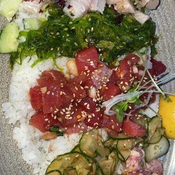 Pacific Catch - Poke Chirashi Three Pokes - Seafood Near Me - Cupertino, California