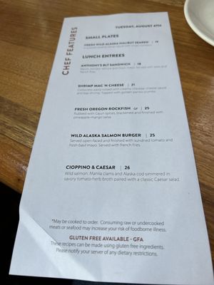 Menu photo 3 Anthony's At The Old Mill District Bend, OR Menu photo 3 Anthony's At The Old Mill District Bend, OR