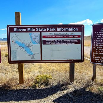 Eleven Mile State Park - Informational signs - Parks Near Me - Lake George, Colorado