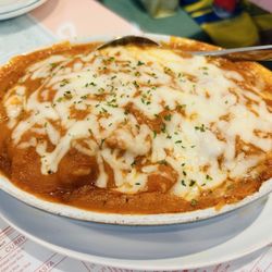 Baked Rice with Pork Chop and Tomato Sauce