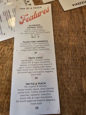 Menu photo 2 Son of a Peach Burlington, ON Menu photo 2 Son of a Peach Burlington, ON