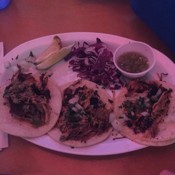 Sputnik - Pork tacos with cabbage and salsa verde on the side - Bars Near Me - Denver, Colorado Sputnik - Pork tacos with cabbage and salsa verde on the side - Bars Near Me - Denver, Colorado