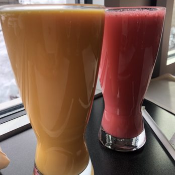 Great India - Mango and Strawberry Lassi - Indian Near Me - Midvale, Utah