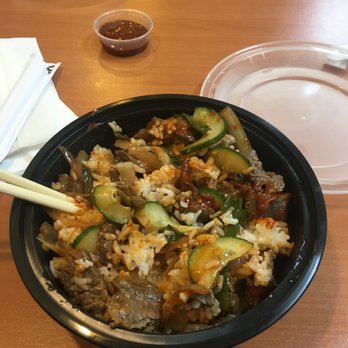 PokeHana - Bulgogi Bowl with cucumbers and extra Korean Chili sauce - Asian Fusion Near Me - Louisville, Kentucky PokeHana - Bulgogi Bowl with cucumbers and extra Korean Chili sauce - Asian Fusion Near Me - Louisville, Kentucky