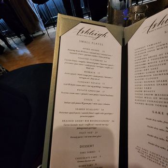 Ashleigh Lounge - Menu - Wine Bars Near Me - Rogers, Arkansas