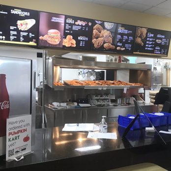 Church's Texas Chicken - Menu board & Kitchen - Fast Food Near Me - Scarborough, Ontario