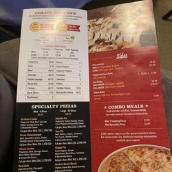 Godfather's Pizza - Menu