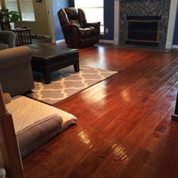 Prestige Floors - This was taken right after being mopped...when it's dry it's not so super shiny :)
