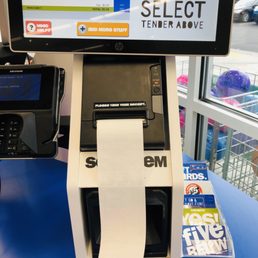 Self-check out.