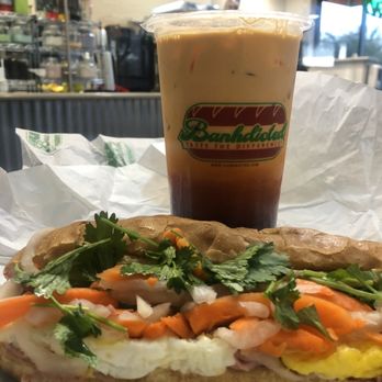 Banhdicted - Thai tea w/ Breakfast banh mi - Sandwiches Near Me - Tucson, Arizona Banhdicted - Thai tea w/ Breakfast banh mi - Sandwiches Near Me - Tucson, Arizona