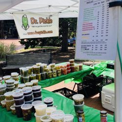 Downtown Rutherford Farmers Market - Pickle vendor