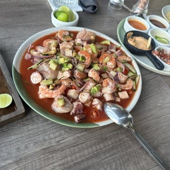 Lorenza - Seafood combination. Shrimp octopus scallops. All raw. - Mexican Near Me - Tijuana, BCN