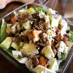 Cotta's Kitchen - Fall Harvest Salad with Roasted Sweet Potatoes, Apples, Gorgonzola, Pears & Pecans